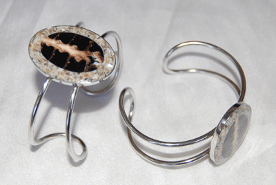 Seashell Bracelet with Stainless