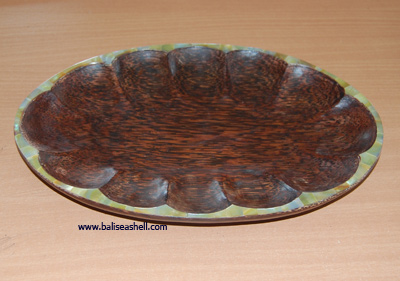 Coco Wood with MOP Inlay Plate