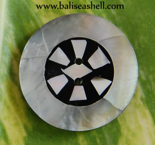 White Mop Shell Silver Earring