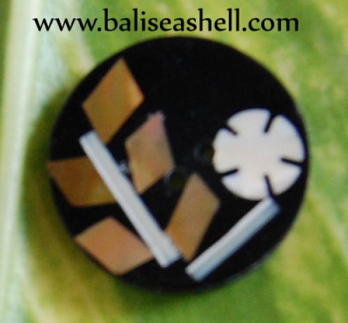 Mop Pyramid Earring With Silver