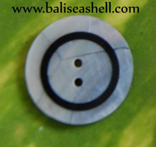 Black Mop Silver Earring