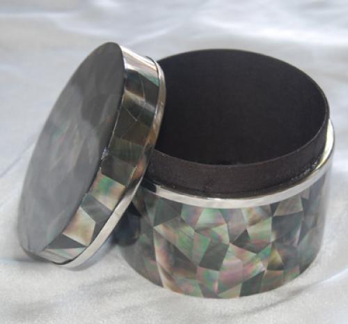 Black MOP Shell Box