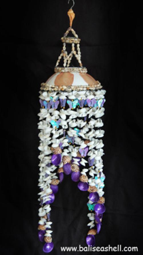 Seashell Lamp Chimes Art 