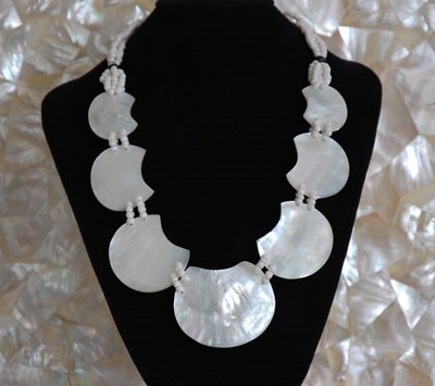 Shell With Bead Necklace